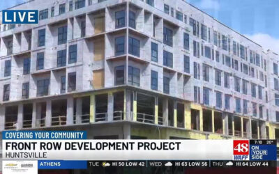 Front Row construction update: first building opening this summer